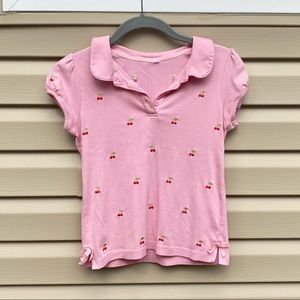 Cherry Print Polo Shirt